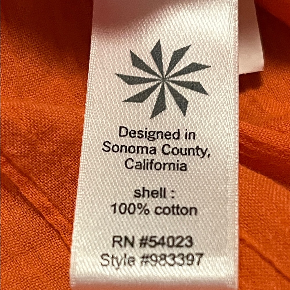 Athleta Vibrant Beautiful Orange Tunic Top Size Small - Picture 6 of 12
